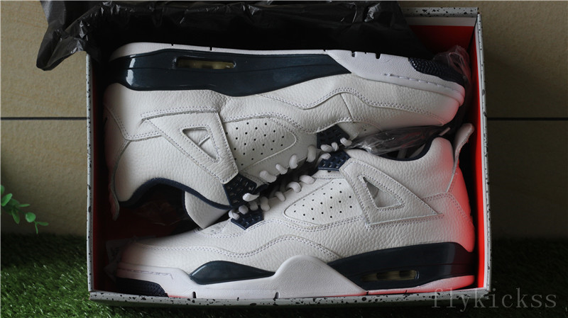 Authentic Air Jordan 4 Retro Columbia